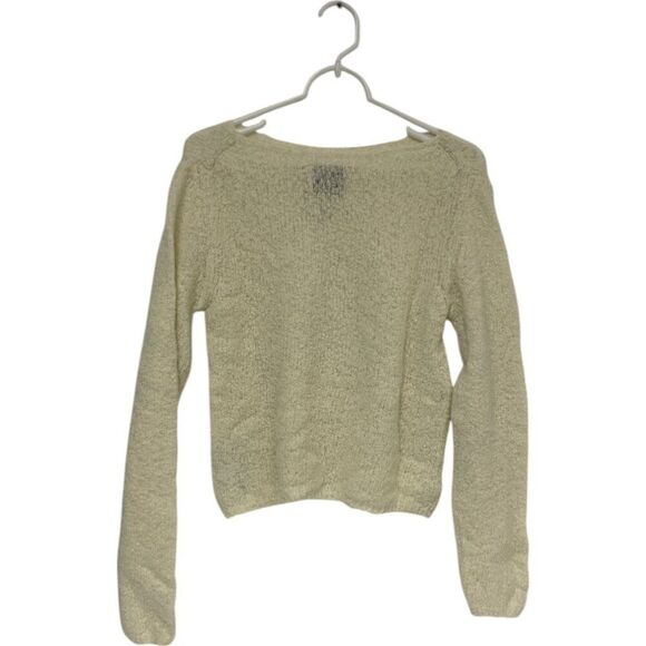 Massimo Dutti Womens Sweater Size XS Ecru Pullover Lightweight 5749/555 NWOT - Picture 3 of 11